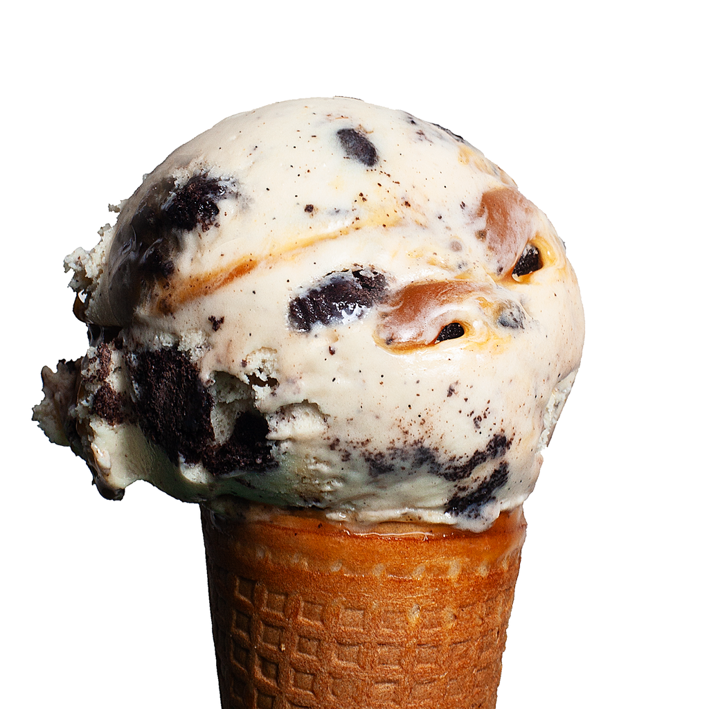 Cookies + Caramel Swirl Gelato